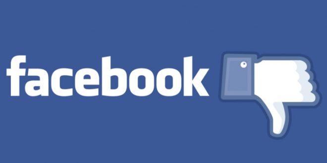 Facebook prueba un botón de un pulgar hacia abajo