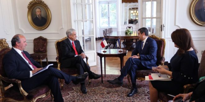Hernández a Piñera: “Tenemos una relación muy consolidada con Chile”