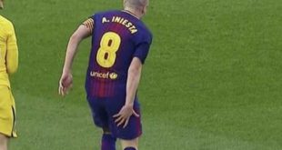 Andrés Iniesta sufre lesión en el bíceps femoral