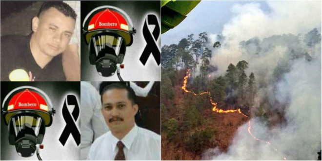 Héroes nacionales: Mueren dos bomberos en incendio
