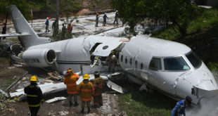 Caja negra del avión accidentado en Honduras