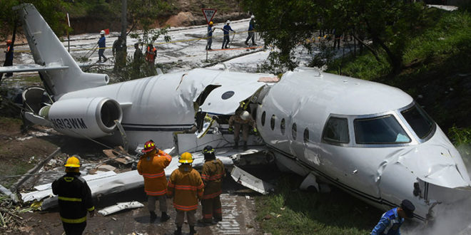 Caja negra del avión accidentado en Honduras