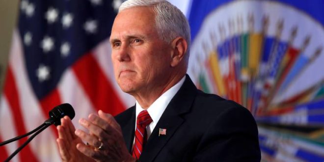 Pence pide que la OEA suspenda a Venezuela