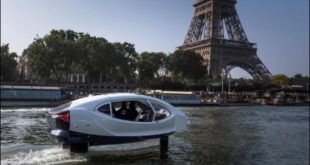 Taxi acuático para atravesar París