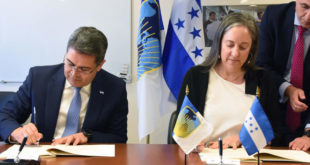 Honduras firma convenio por USD.$ 60 millones con el BID