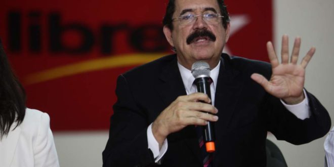 Manuel Zelaya reitera su rechazo al diálogo nacional
