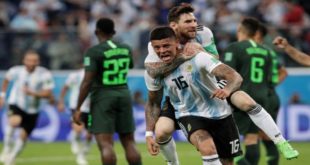Argentina gana 2-1 a Nigeria