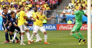 Colombia pierde 2-1 contra Japón