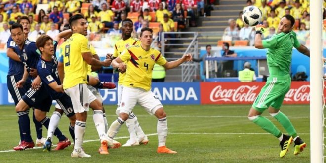 Colombia pierde 2-1 contra Japón