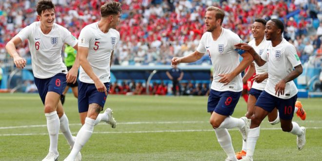 Inglaterra aplastó 6-1 a Panamá