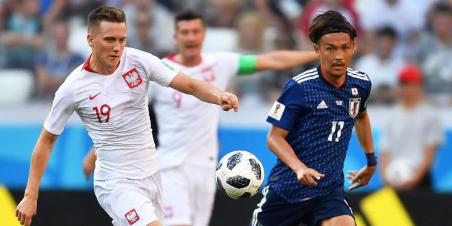 Japón perdió 1-0 ante Polonia