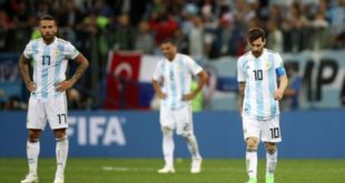 Argentina, goleada por Croacia