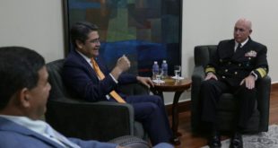 Presidente Hernández se reúne Comando Sur de EEUU