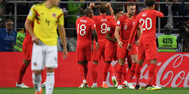 Inglaterra elimina en los penales a Colombia