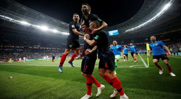 Croacia eliminó a Inglaterra