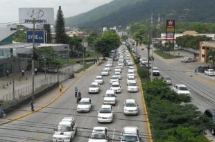 Paro de transporte en Honduras