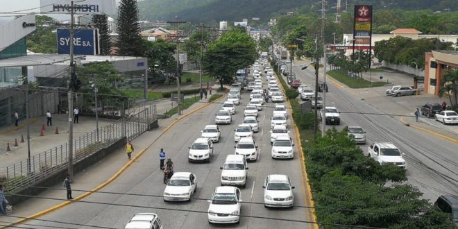 Paro de transporte en Honduras