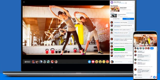 Facebook lanza “Watch Party” que permite a grupos ver vídeos en tiempo real