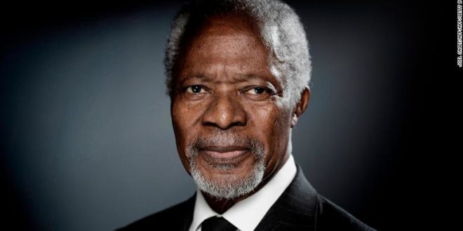 Muere el ex secretario general de la ONU Kofi Annan