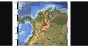 Terremoto de magnitud 6,1 sacude a Colombia