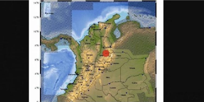 Terremoto de magnitud 6,1 sacude a Colombia