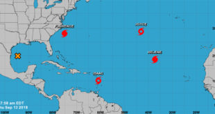 Isaac se acercaría el domingo a Centroamérica