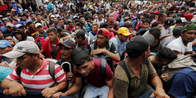 México recibe 1.699 solicitudes de refugio hondureños de caravana migrante