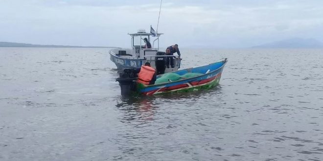 Nicaragua retiene a dos pescadores hondureños en el Golfo Fonseca