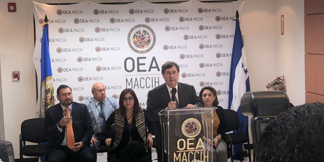 Envían carta al secretario de la OEA para renovar la MACCIH