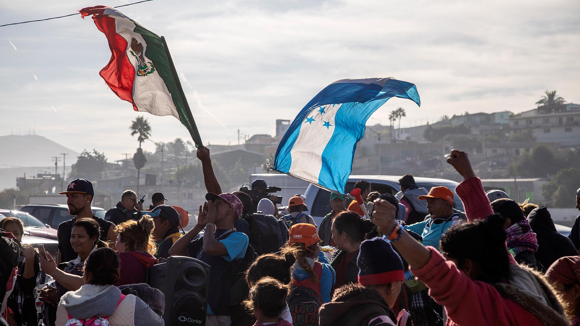 caravana migrante tijuana Primicia Honduras