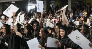 UNAH graduó a 1,475 nuevos profesionales