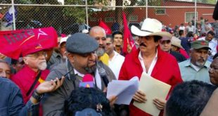 Mel Zelaya convoca a protestar para sacar al presidente Hernández