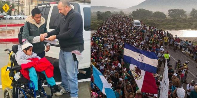 Hondureño que viajaba con su hija que padece derrame cerebral