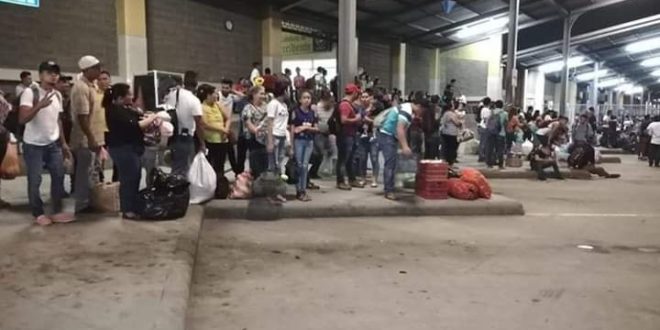 Cuarta caravana de hondureños partió