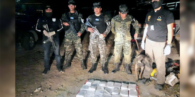 Incautan 20 paquetes de cocaína en San Antonio, Copán
