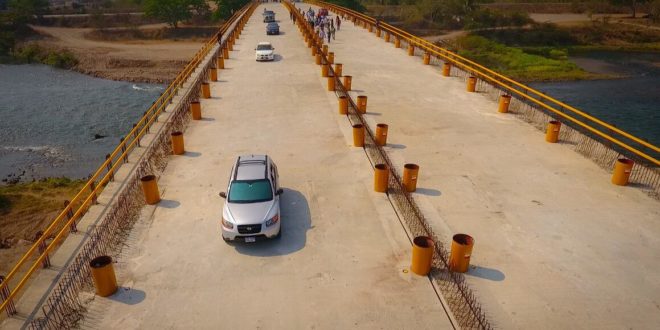 Habilitado el puente sobre el río Humuya