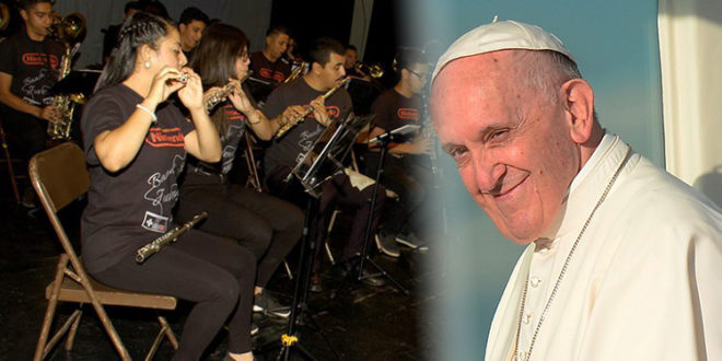 Banda 504 viajará a Italia y tocará para el Papa Francisco