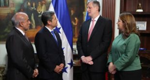 Cuatro embajadores presentan cartas credenciales en Honduras