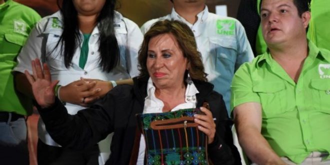 Sandra Torres virtual ganadora de elecciones en Guatemala