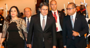 Presidente Hernández participa en toma de posesión del gobernante de Panamá