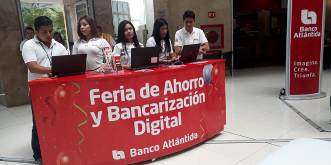 Banco Atlántida realiza Feria de Ahorro y Bancarización Digital