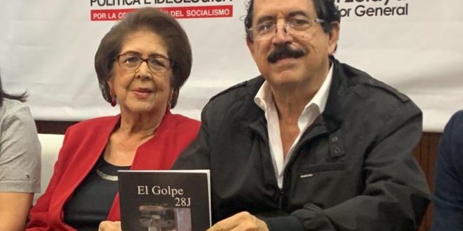 Manuel Zelaya presenta su libro El Golpe 28J