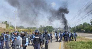 Dos muertos y dos heridos en fuertes protestas en el Norte de Honduras