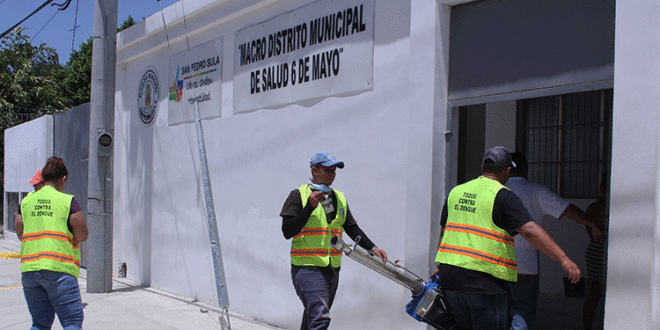 Alcaldía sampedrana realiza operativos de fumigación contra zancudos