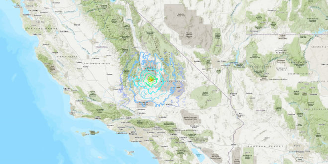 Se registra nuevo sismo de magnitud 4.9 en California