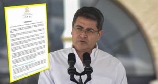 Casa de gobierno de Honduras: JOH niega haber recibido dinero del narcotráfico