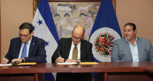 Honduras y Cicad firman convenio para contrarrestar consumo de drogas