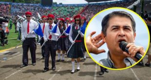 Sancionarán a maestros y alumnos que falten el respeto al presidente de Honduras en desfiles