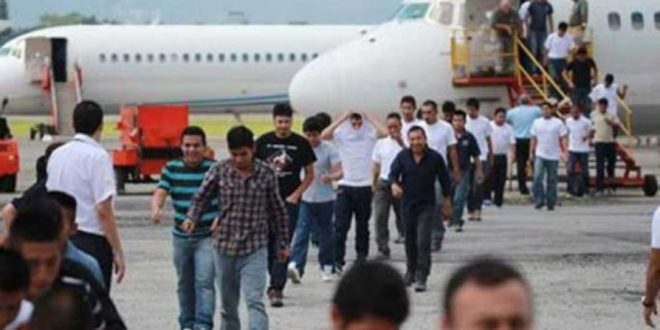 Suman 13,895 los hondureños deportados de EEUU, México y CA