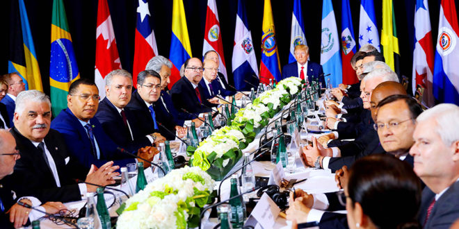 Presidente Hernández participa en encuentro sobre crisis en Venezuela